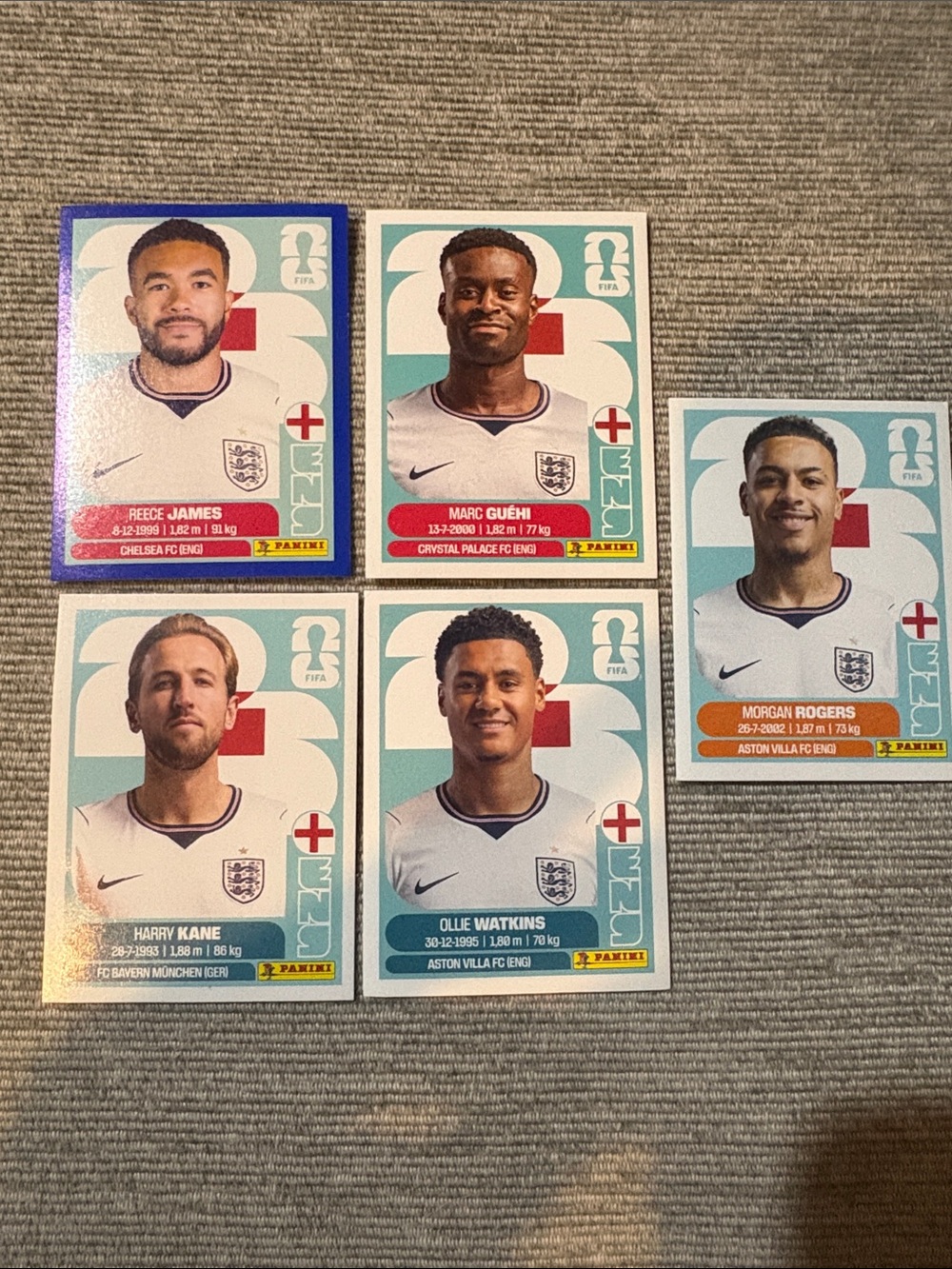 Panini FIFA World Cup 2026 - England Player Sticker feat Harry Kane